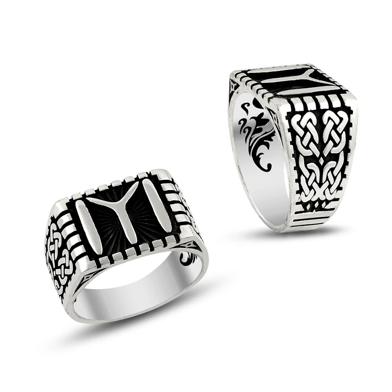 925 Silver Kayi Rings Historic Design for Men