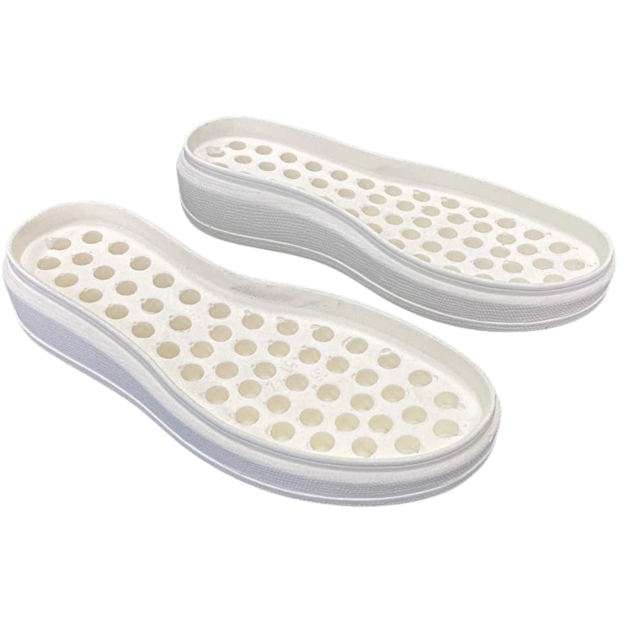 Ipekbazaar Lightweight & Quality Polyurethane White Knitted Shoes Sole For Hobby Hand Knitted Shoes Making Sneakers ShoeTbnW118