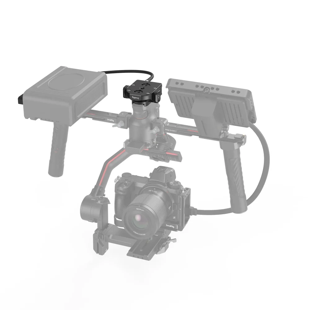 Imagem -03 - Smallrig Placa de Base de Alimentação Placa de Passagem de Energia Cabo Adaptador para Dji Trabalho com Baterias para Estender o Tempo de Execução Rs2