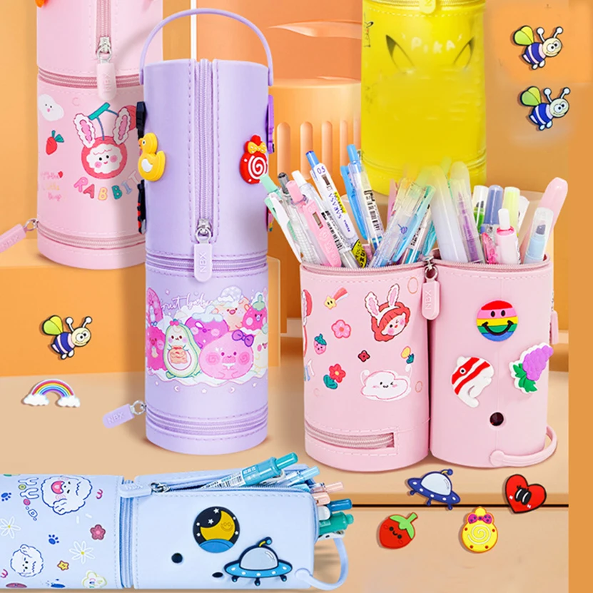 Pencil Case Silicone Estojo Escolar Japanese Stationery Pencil Holder Multifunctional School Supply Kawaii Box Case Pencil Bag