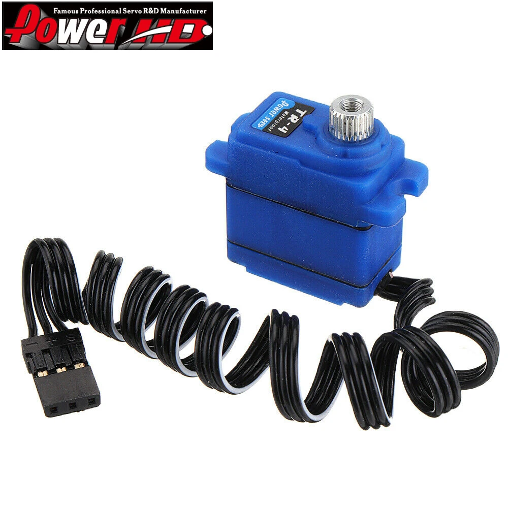 Power HD TR-4 TR4 4.8-7.4V 2.6KG Waterproof Metal Gear Mini Servo For TRX4 RC Vehicles 1/10 RC Car Truck Accessories Parts