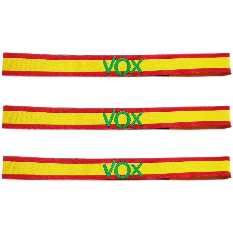 Pulsera de VOX Tela. 3 Unidades, 30 x 1.5 cm - Fabricado en España , Unisex