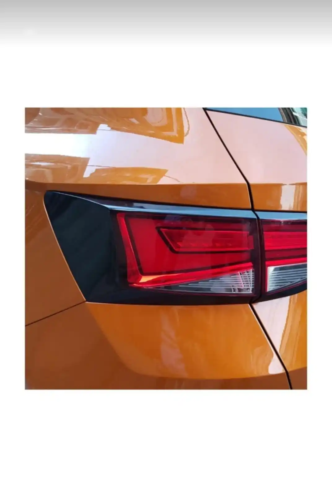 Rear Stop Headlight Frame Lamp Cover Protector Sticker For Leon MK3 2013-2019 Suitable Thick-Thin Matte Glossy Cut Easy Assembly Application Stylish Design Durable Strip Sticker Sheet