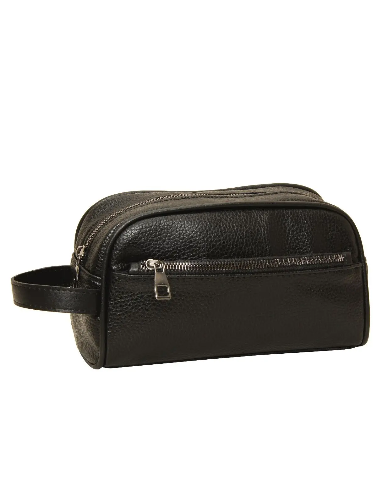 Men's Faux Leather Makeup Bags Portable Travel Cosmetic Bag Toiletry Bag for Men Comestic Pouch Makeup Organizer Toiletry Bag