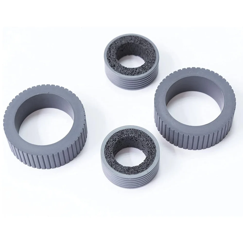 4Sets B12B819031 Pick Roller Tires for Epson DS-530 ES-400 DS-530N DS-570W DS-770 Printer Roller Assembly Kit