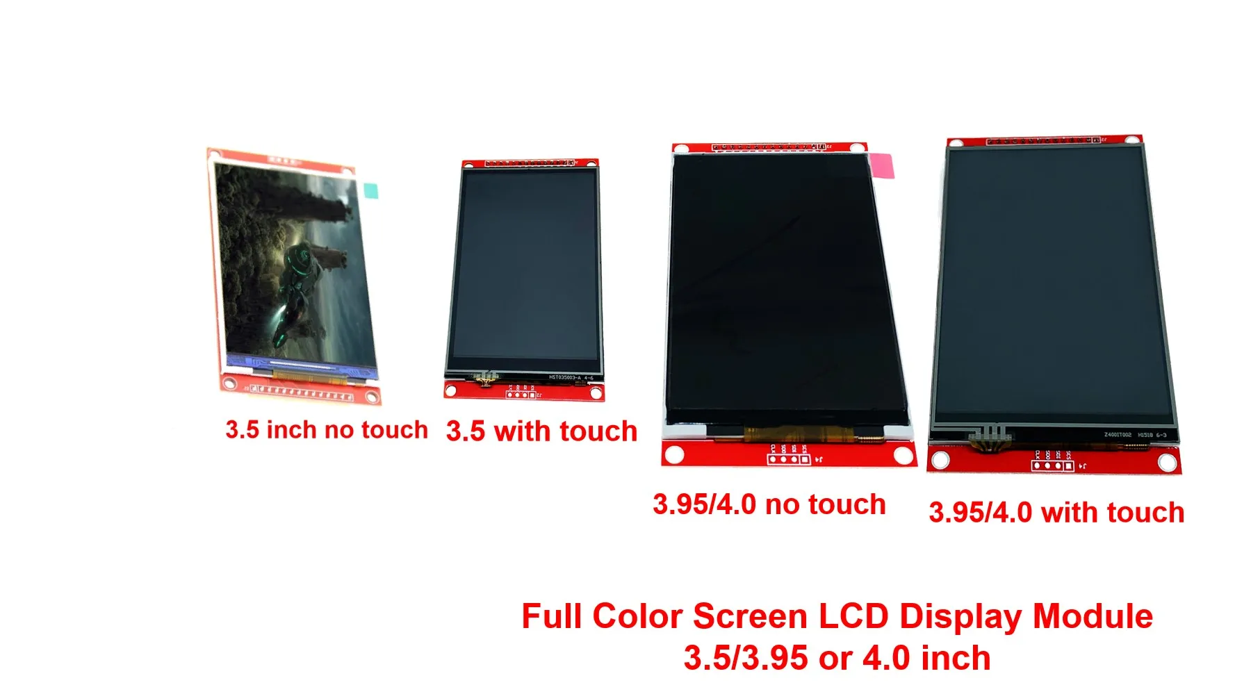 4-Zoll-TFT-LCD-Displaymodul Mit ILI9488 Treiber – 480x320 HD Auflösung, SPI-Schnittstelle, Touch-Funktion, 3,3–5 V, Für DIY-Projekte Mit Arduino & Co.