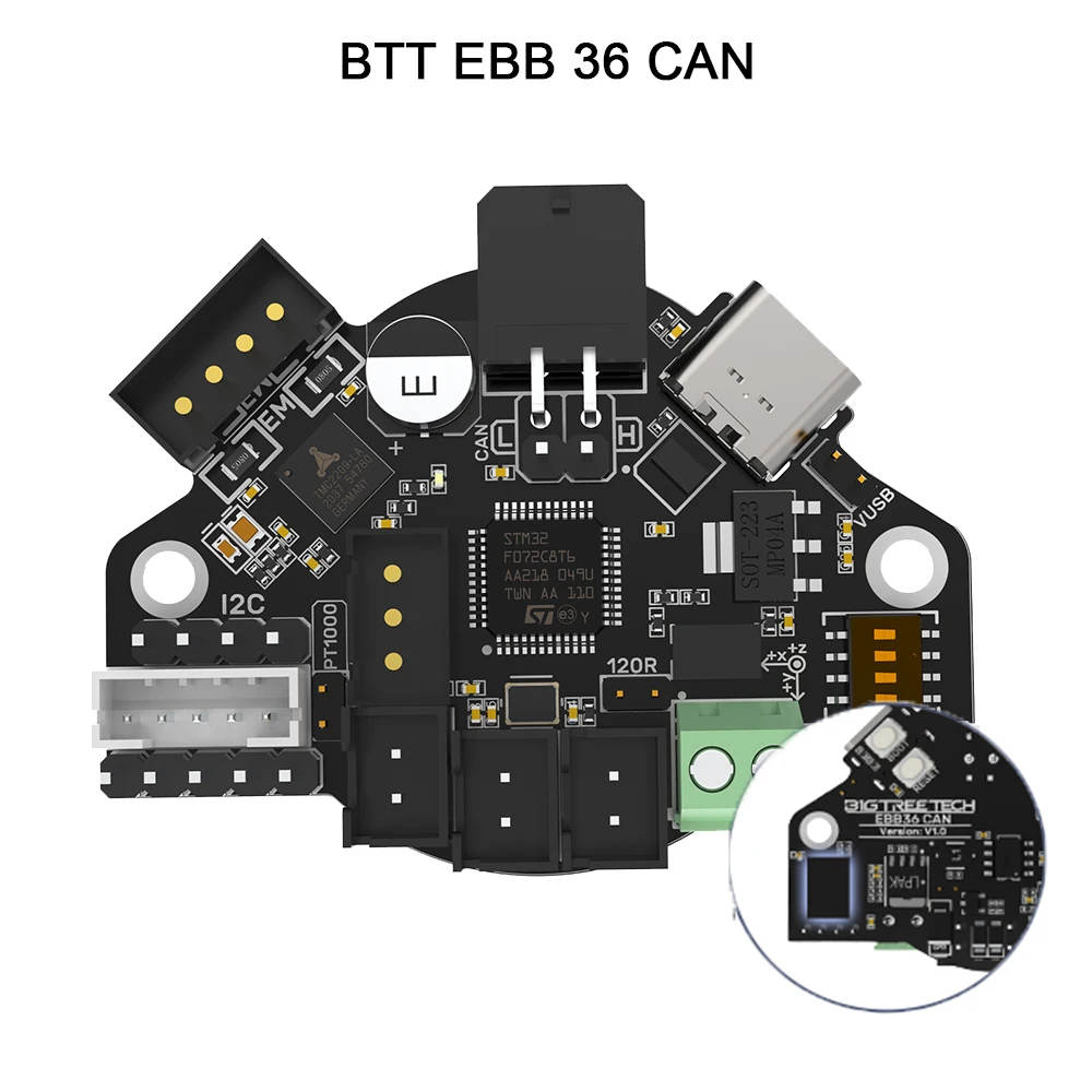 Bigtreetech EBB36 Btt EBB42 Kan Adapter Board Voron Canbus 3D Printer Accessorie Voor Klipper Hotend Ender3 Upgrade Fly-Sht board