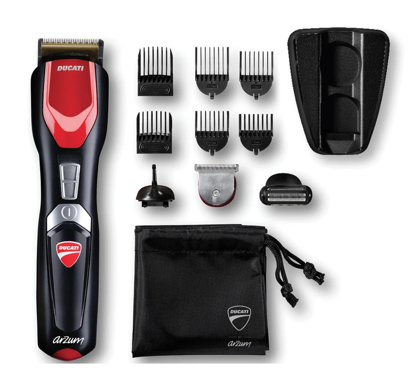 AR5501 DUCATI By Arzum Race Multi Groomer Set, Hair-Beard Clipper Trimmer Kit, 13 in 1, Style form Head to Toe