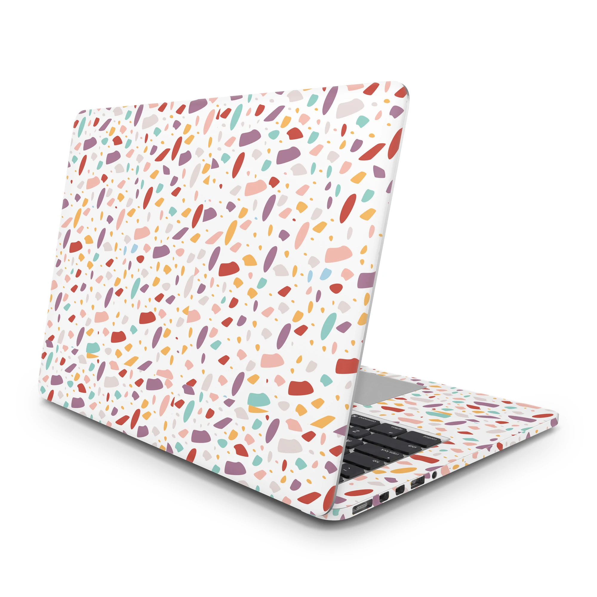 

Sticker Master Colorful Flat Terrazzo Laptop Vinyl Sticker Skin Cover For 10 12 13 14 15.4 15.6 16 17 19 " Inc Notebook Decal For Macbook,Asus,Acer,Hp,Lenovo,Huawei,Dell,Msi,Apple,Toshiba,Compaq