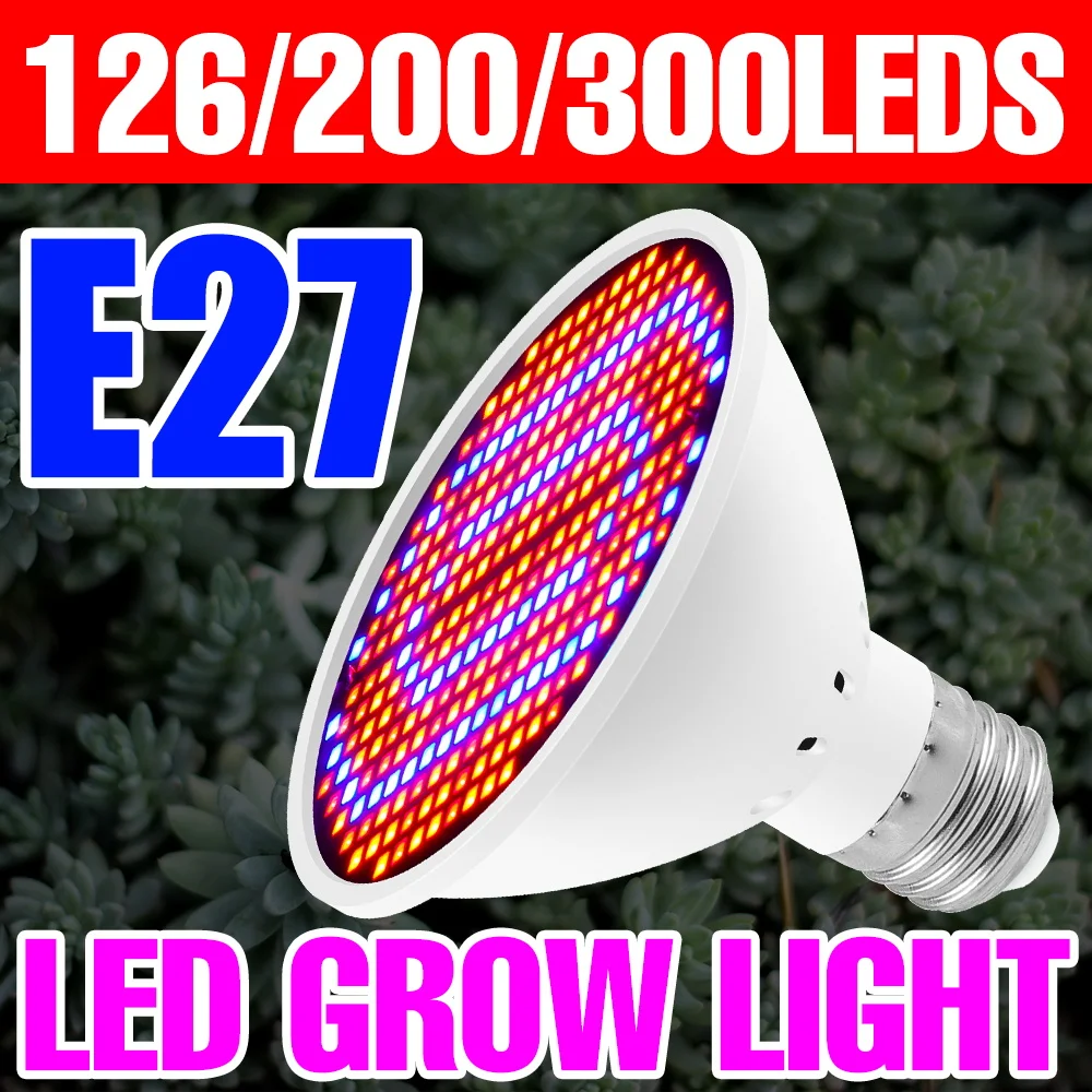 Lâmpada led phyto e26 para crescimento de plantas, lâmpada led de espectro completo e27 para cultivo de plantas, 15w e 20w, luz para estufa