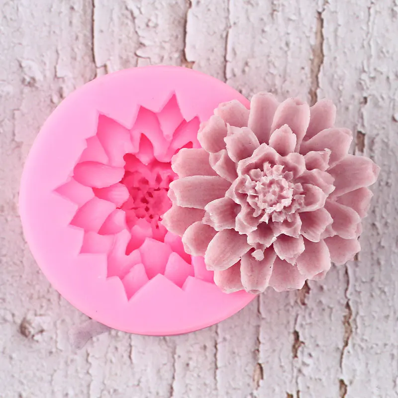 Daffodil Silicone Mold Daisy Cupcake Topper Fondant Molds Sugarcraft Cake Decorating Tools Chocolate Gumpaste Moulds Candy Mould