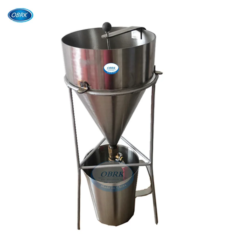 

Concrete Steel Grout flow cone set Flow cone apparatus