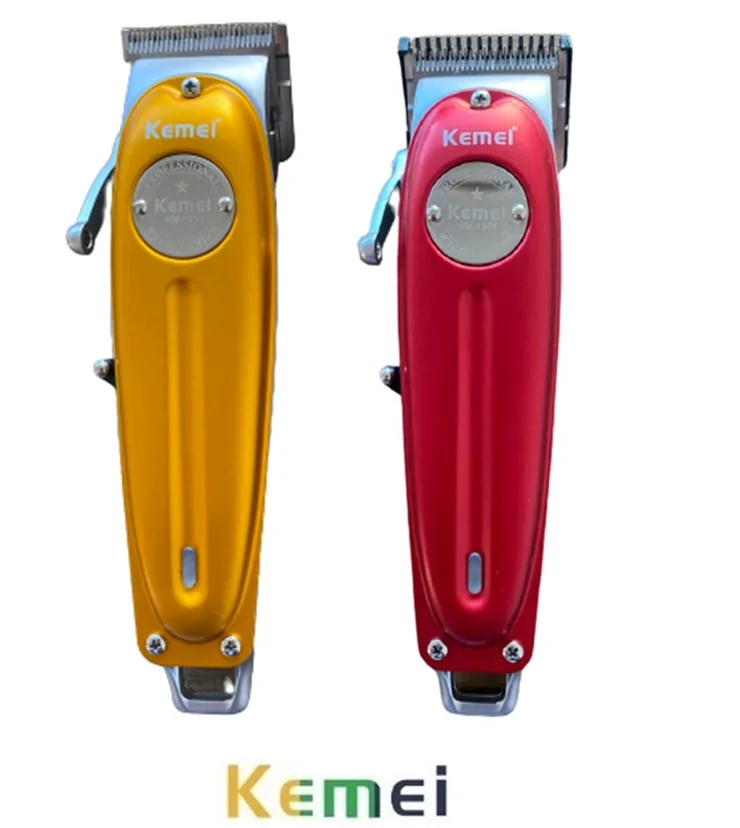 Máquina Cortar Cabelo Profissional Kemei Km 1956 Metal INmetro