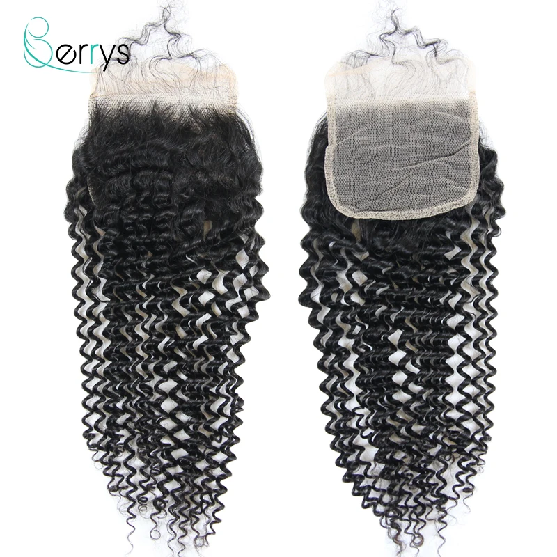 

Berrys Deep Lace HD Closures 4x4 & 5x5 Human Virgin Hair HD Transparent Lace Closure Free Part Brazilian Hair Pre Plucked Women