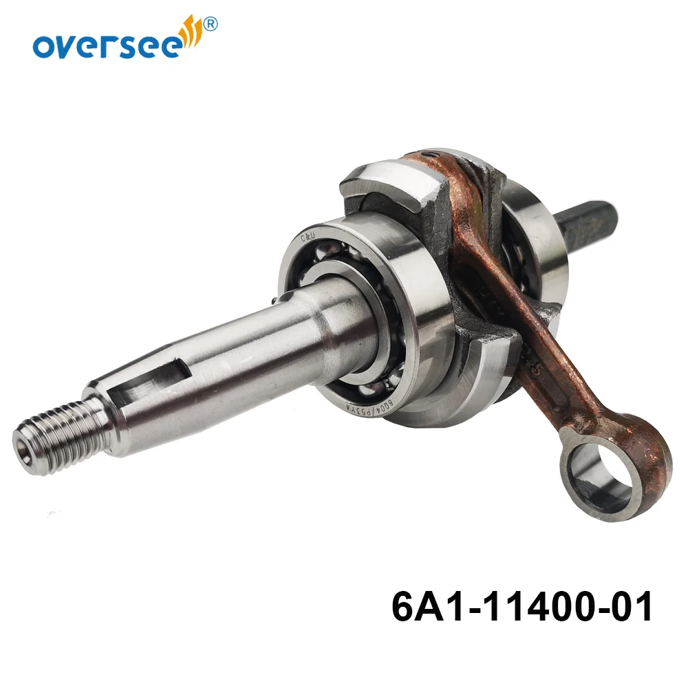 6A1-11400-00 Crankshaft Assy for Yamaha 2HP 2-Stroke Outboard Engine Boat Parts Accessories 6A1-11400-01