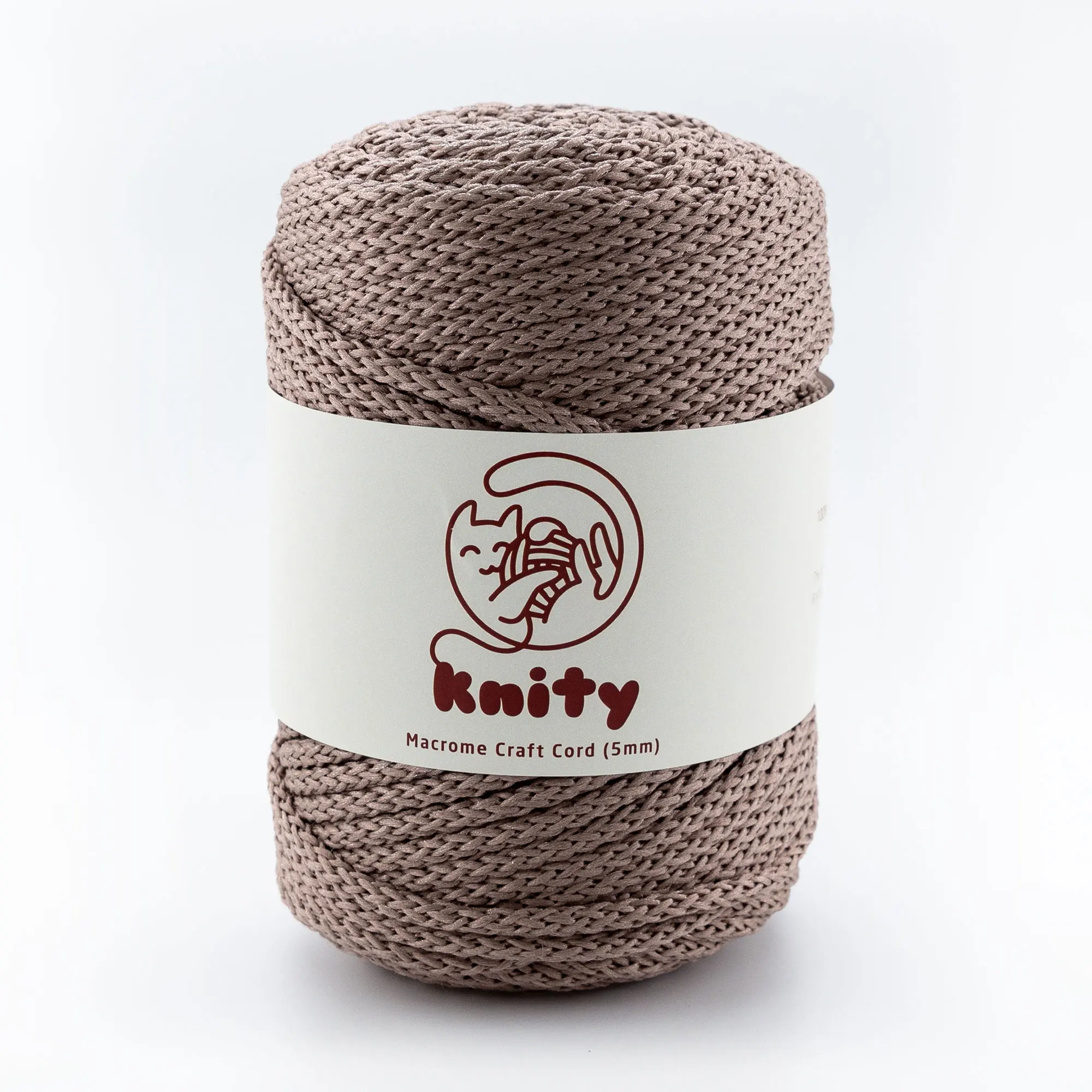 Knity Macrame Craft Cord 5mm ! 3 pieces ! Yarn 100m Fiber Crochet Knitting Braiding Knotting Weaving Chain Thread Rope Hand Bag