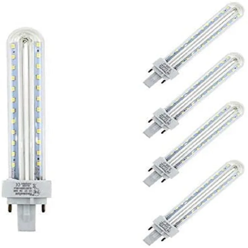 LED tube type bulb G24 6500 K cool light or white light 13W (Pack 5) energy efficiency A +