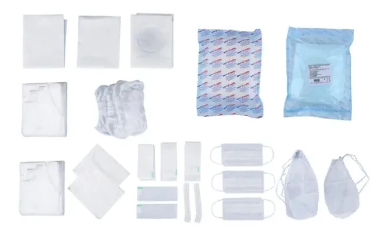 Kit Implante - Kit Padrão 2 Cirúrgico - Branco - Esterilizado A Eto - Kit Cirúrgico Implante - kit odontologico-Odonto sterile