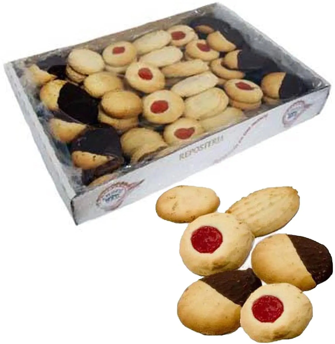 LAPASION - Pastas de Té Surtidas | Galletas de mantequilla decoradas con mermelada o chocolate | 1.5 Kg | Productos de Repostería  tradicional