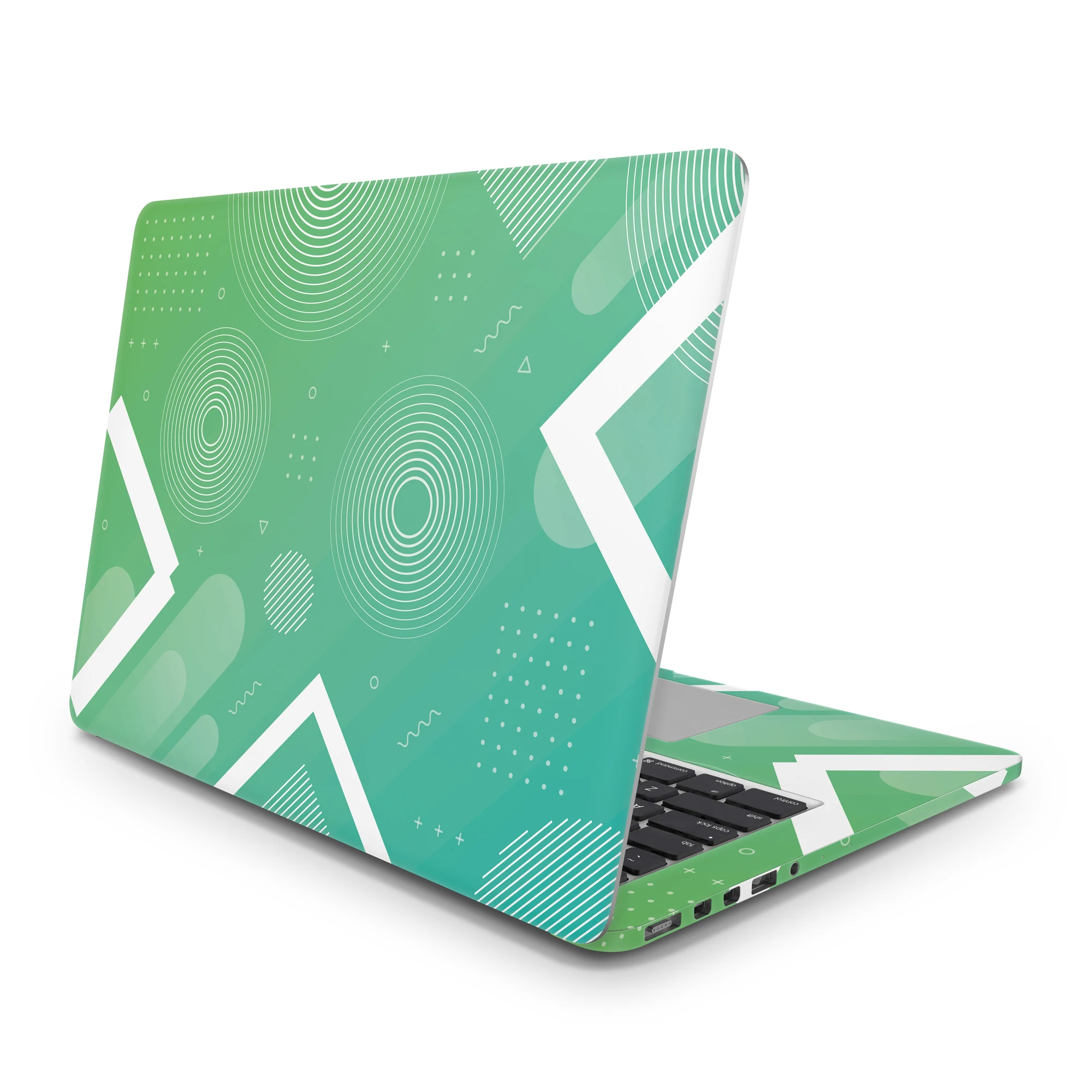 Sticker Master Gradient Green Laptop Vinyl Sticker Skin Cover For 10 12 13 14 15.4 15.6 16 17 19 