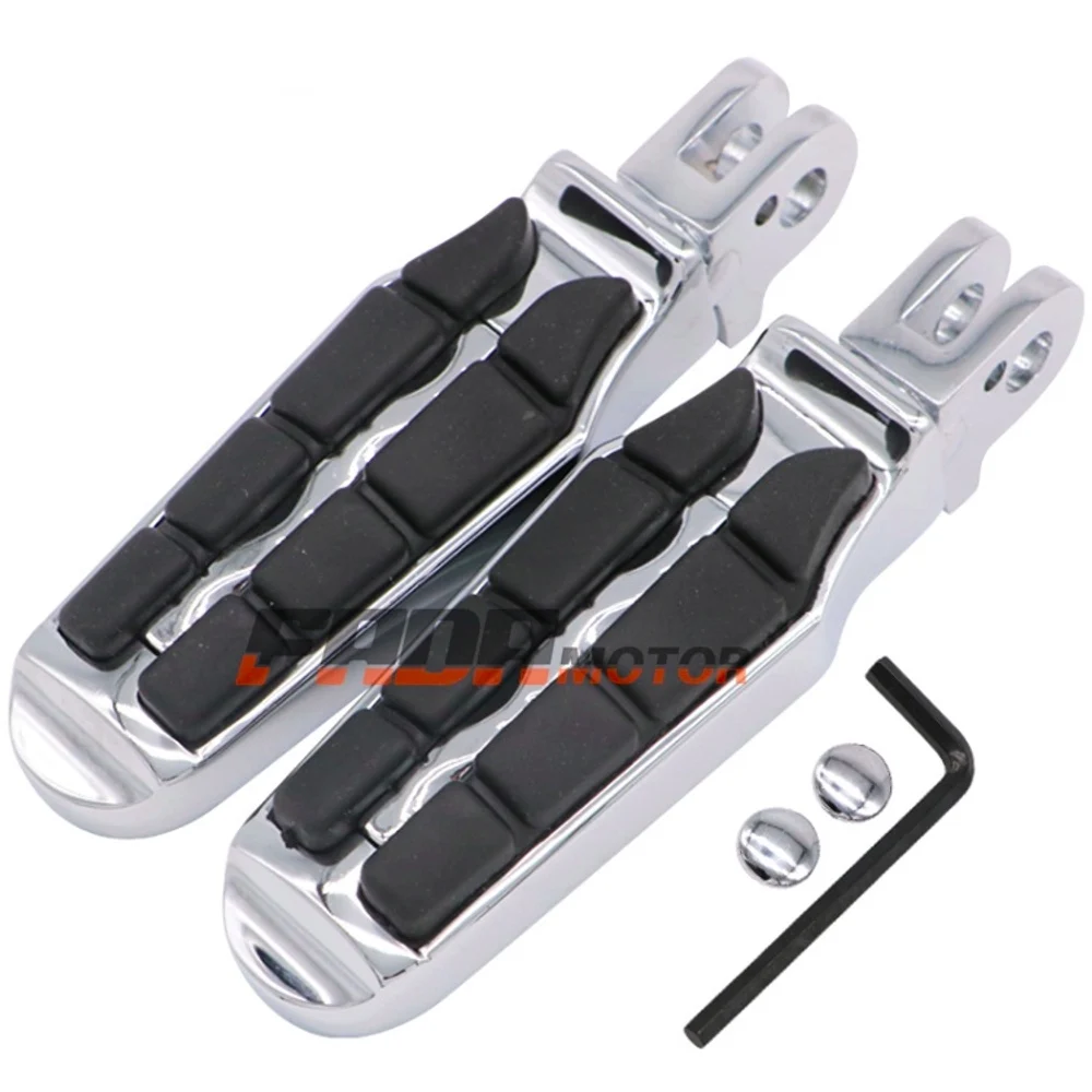 Front & Rear Foot Pegs Footrest for Triumph Bonneville America 02-14 Speedmaster 03-14 (097)