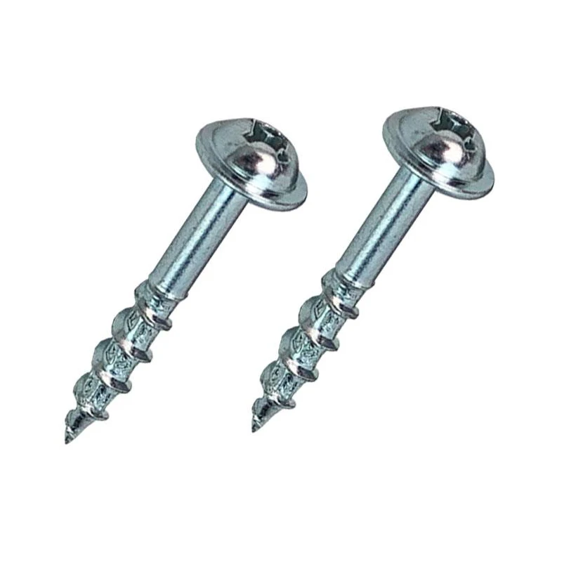 50PCS Pocket Hole Screws Coarse/Fine Thread Phillips Drive Wood Working Self-Tapping Screw 1-1/4\