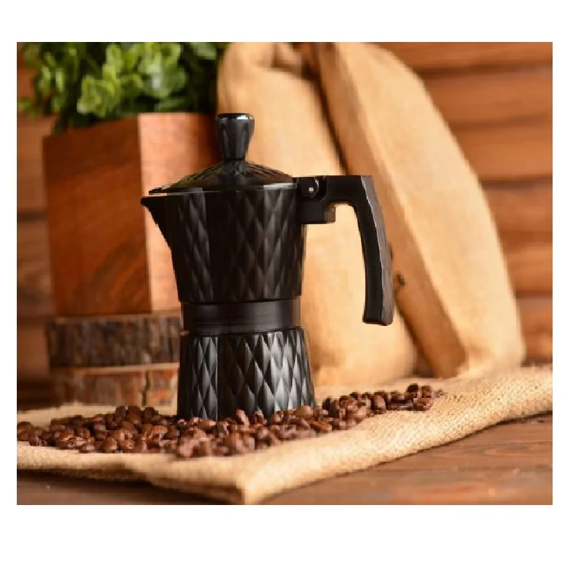 Italian-Style Aluminum Coffee Mocha Pot Geyser Coffee Maker Coffee Cup Cafeteira Espresso Percolator Pot Kettle 2022 trend