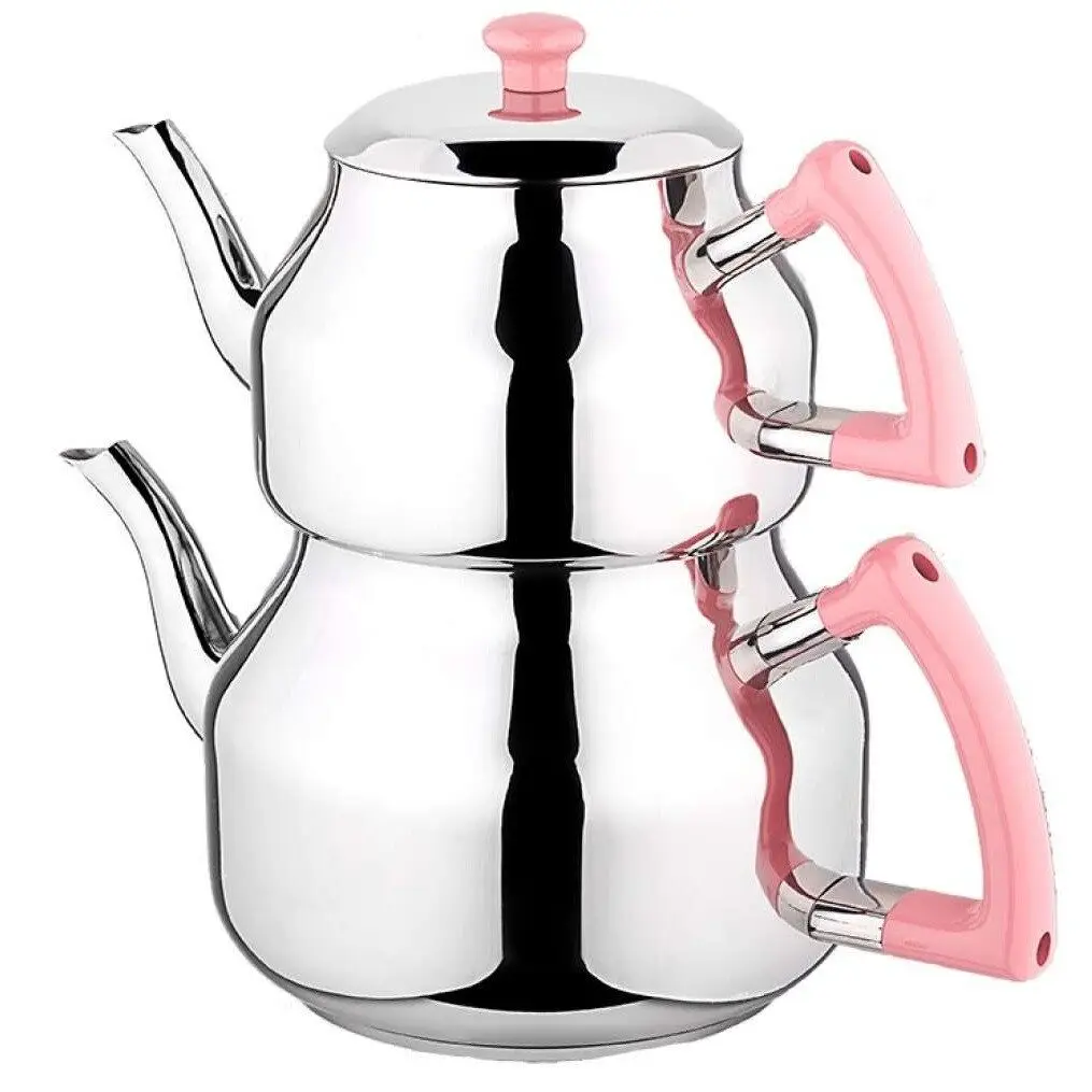 

2022 Mini Middle Family Mega Teapot Set Traditional Turkish Production 1st class quality family temperature for delicious tea