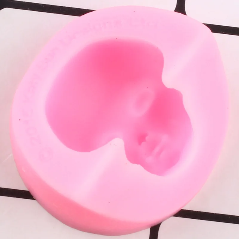 Baby Face Silicone Mold Gumpaste Chocolate Mould Candy Resin Clay Molds Fondant Cake Decorating Tools Cookie Baking Moulds