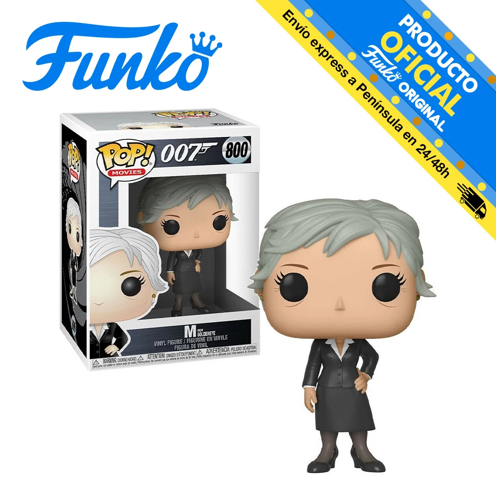 35682 FUNKO POP! James Bond - M (GoldenEye), original, gift, toy, boys, girls