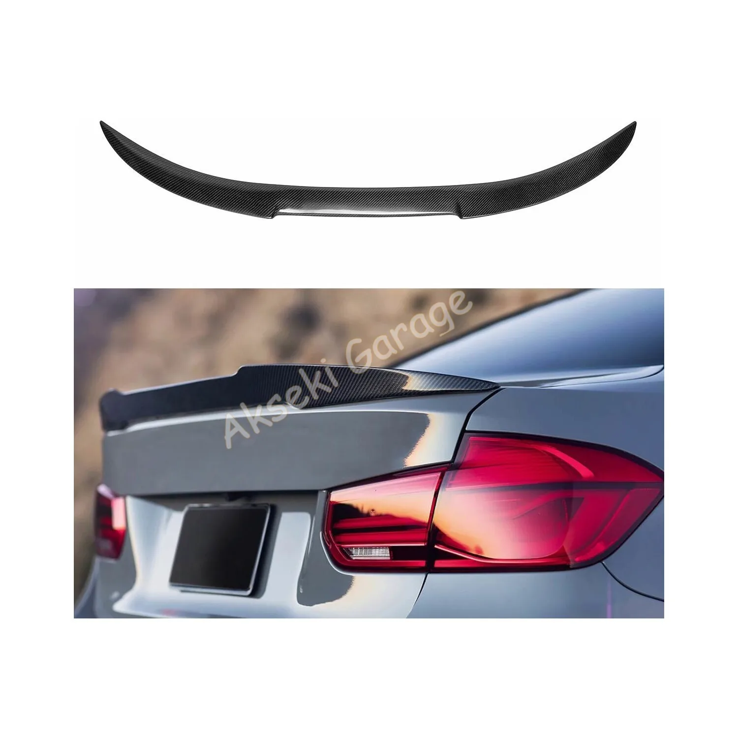 

For Bmw 3 Series E90 2005-2012 Spoiler BAT Auto Accessory Universal ModifiedCar Antenna Piano Black For Car Styling