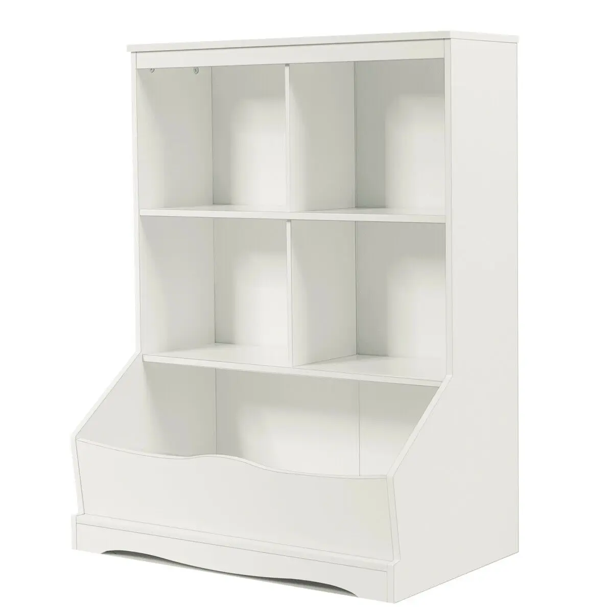 3-Tier Children's Multi-Functional Bookcase Toy Storage Bin