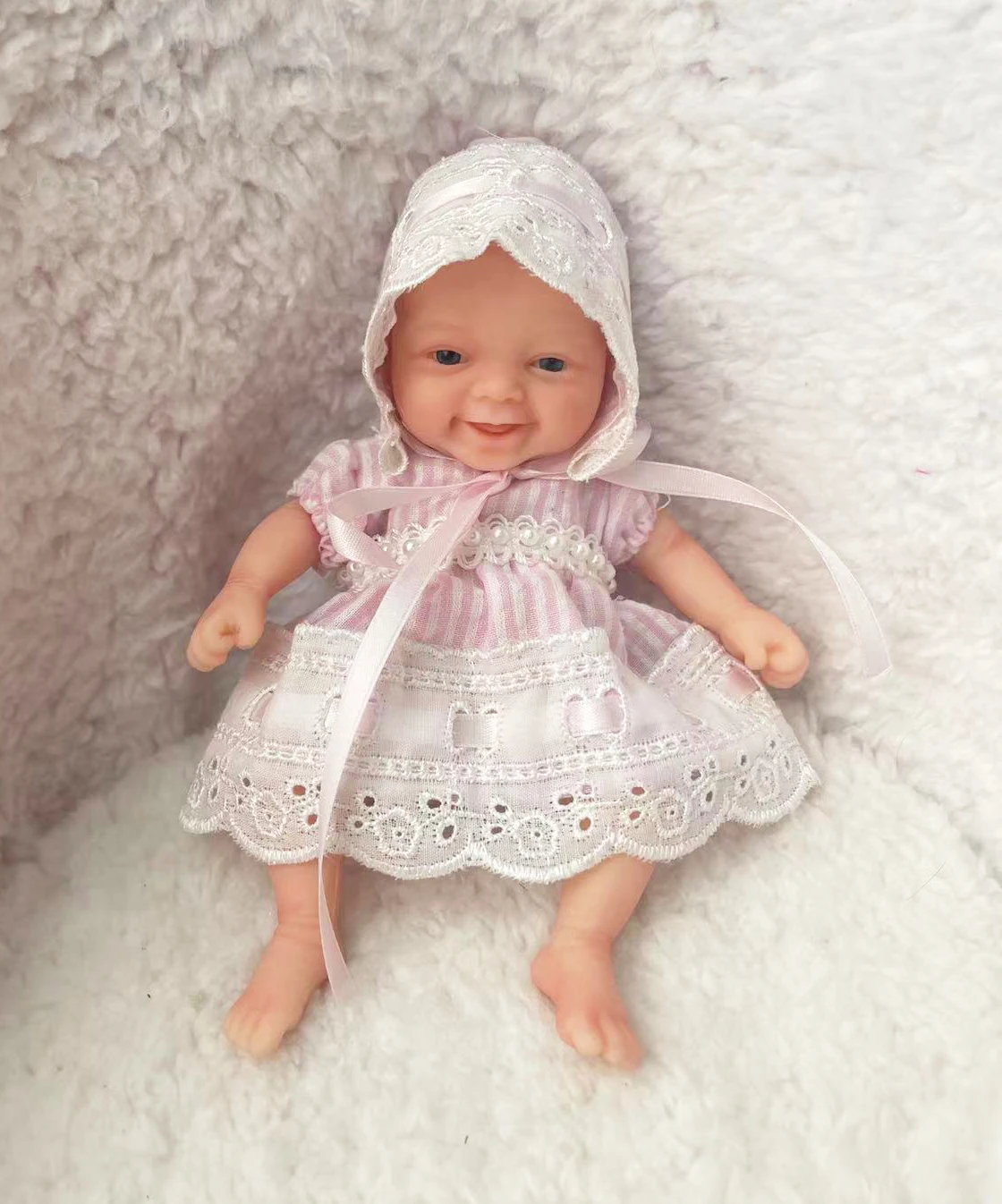 Dolls Clothes Set  - FOR Mini Reborn doll  Micro Preemie Full Body Silicone  - Doll Accessories