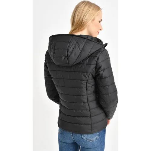 ผู้หญิงสีดำ Inflatable เสื้อ Ultra Light Down ผู้หญิง Matte ผ้าน้ำหนักเบาผู้หญิง Windbreaker Parka Down Coat plus เสื้อ