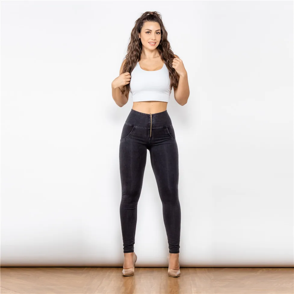 Shascullfits-pantalones vaqueros con realce de glúteos para mujer, Melody Jeggings de mezclilla, ropa de calle femenina