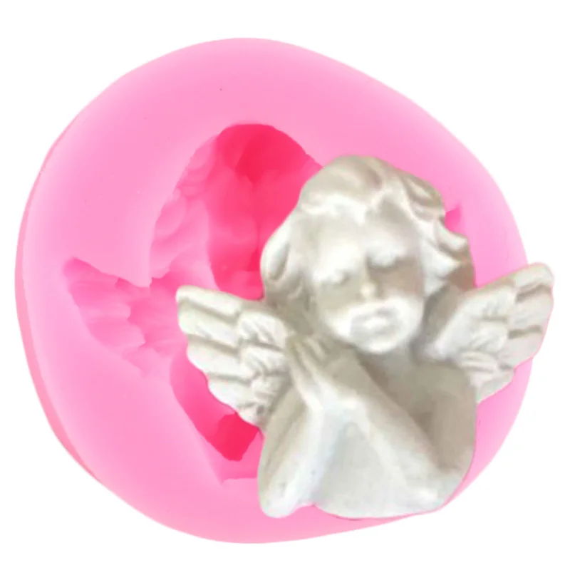 Cupid Little Angel Silicone Fondant Molds DIY Cake Decorating Tools Chocolate Candy Dessert Cupcake Mold Kitchen Baking Mould