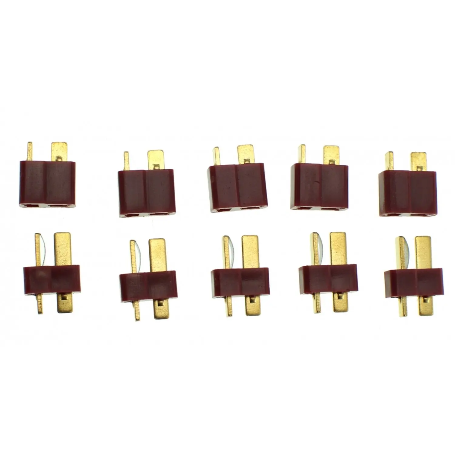 PACK 10 connectors T-DEAN (5 Female + 5 male)