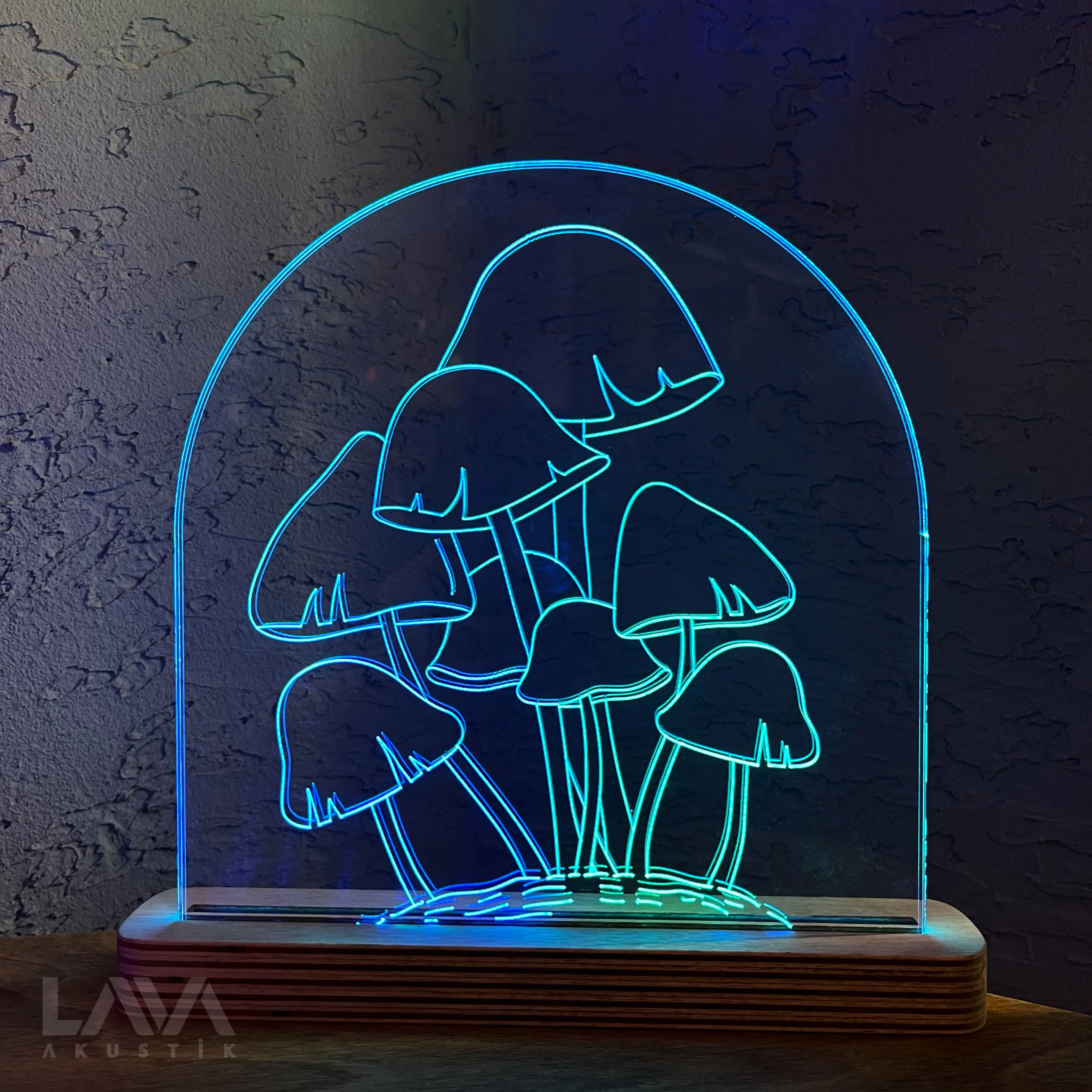 

Magic Mushroom Light Acid Colour Night Lamp Kids Room Contemporary