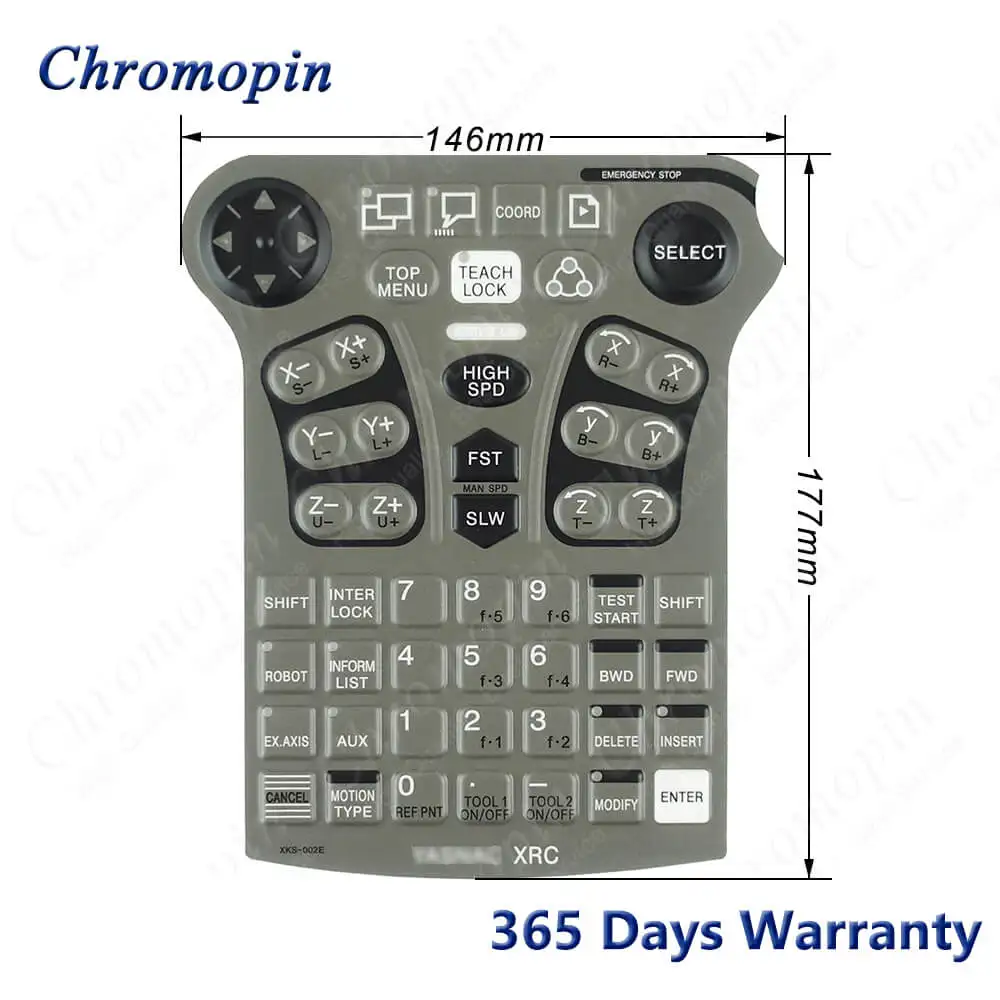 XKS-002E XRC Membrane Film Keypad Keyboard Keysheet for Yaskawa XKS-002E YASNAC XRC Front Overlay Foil