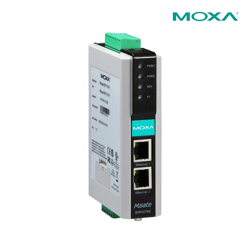 مُحوّل DF1 إلى Ethernet/IP بعزل 2 كيلوفولت: تقييم شامل لمُحَوِّل Moxa MGATE EIP3170i