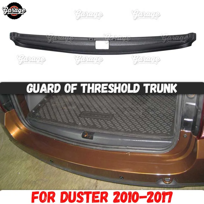 Guard cover for Renault / Dacia Duster 2010-2017 on threshold trunk ABS plastic accessories protective pad car styling tuning