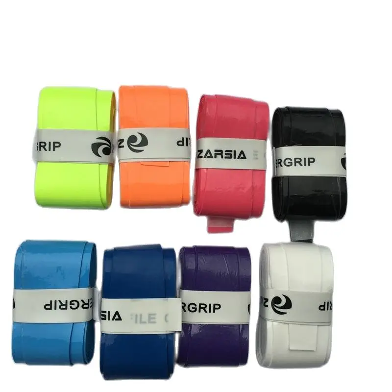 Free shipping ZARSIA quality PU tennis overgrip ,tacky Feel badminton racket overgrip Bright colors tennis racket grips 60 pcs