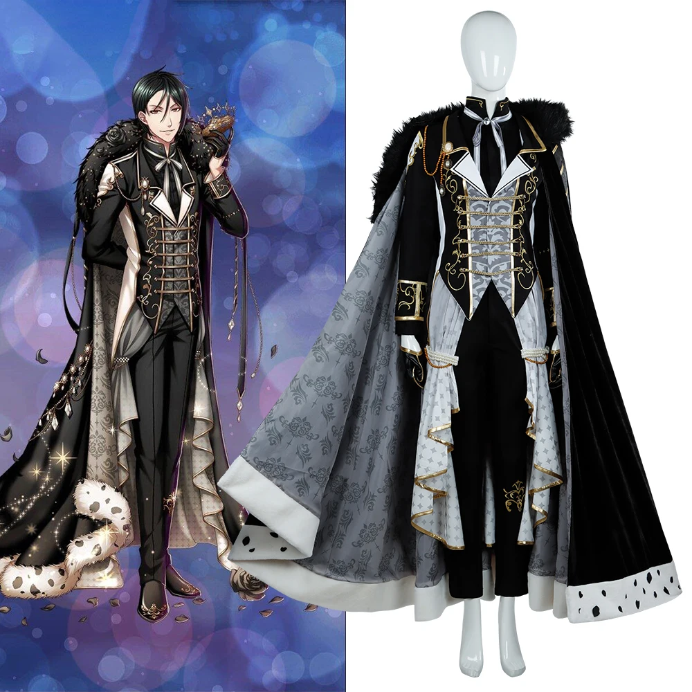 

Black Butler Sebastian Cosplay Costume Sebastian Dream Kingdom 100 Sleeping Prince Cosplay Outfits