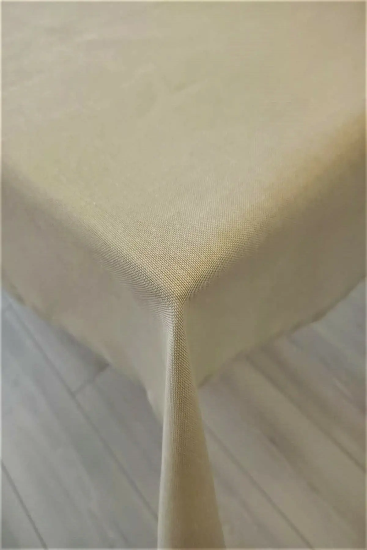 Linen Look Cream Table Cloth duck fabric wedding decoration, rectangular tablecloth for party dinners, special dinner