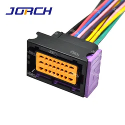 1 set 24 pin way automotive electrical ecu wiring harness cng connector socket with 15cm cable 211PC249S0005