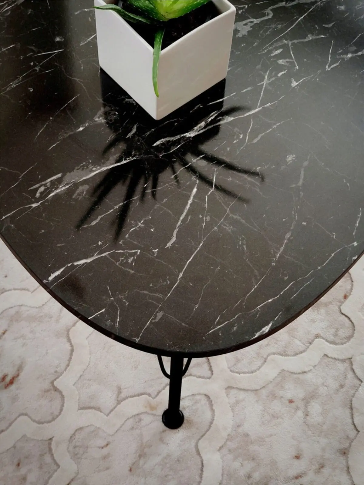 Black Marble Pattern Coffee Table Atlantic Pine Pattern Coffee Table Long Leg Living Room Coffee Table