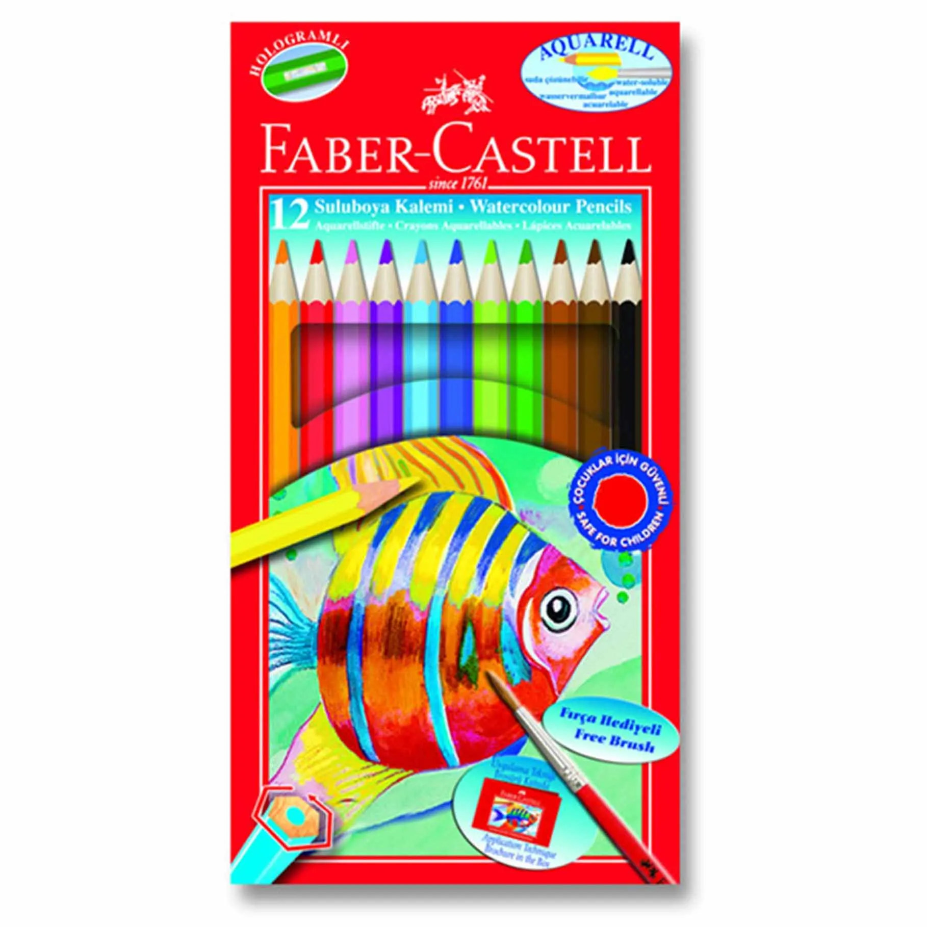 

Faber-Castell акварельные карандаши EcoPencils - 12 акварельных карандашей