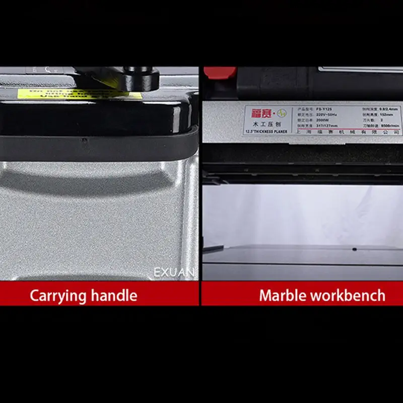 FS-Y125 existent rajeuncalcul travail Rabot Petit Ménage Électrique Outils Bois pio Rabot Banc Rabot 2000W