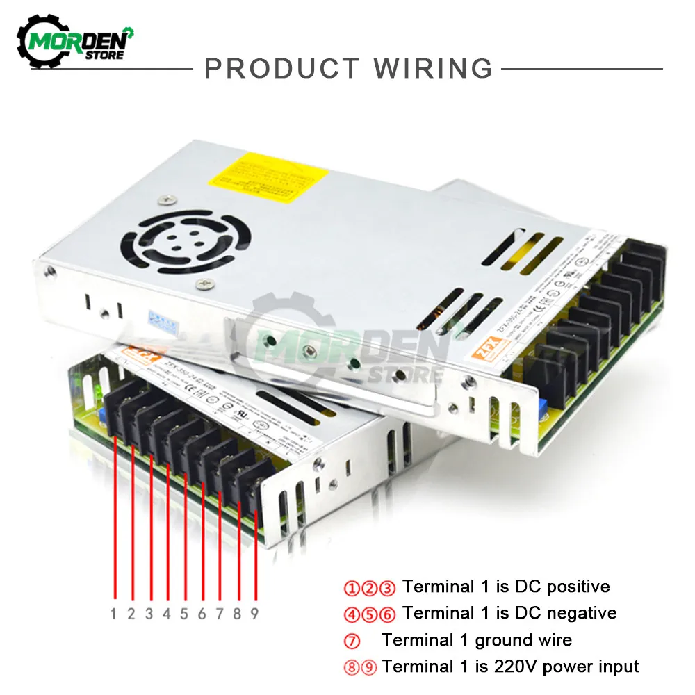 

Switching Power Supply 350W 220V to 24V AC to DC AC to DC 350W Switch Moudle Board With Cooling Fan