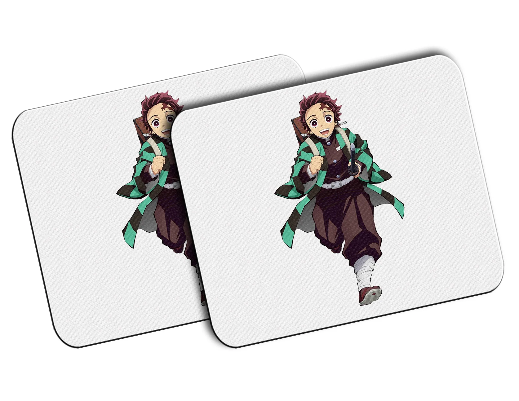 PACK 2 ALFOMBRILLAS GRANDES TANJIRO KAMADO CAZA DEMONIOS mousepad raton